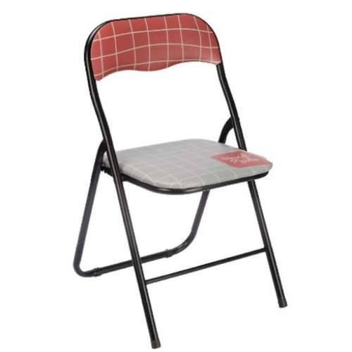 Sklopivu Stolicu Hand Made Smeđa Crna Siva PVC Metal 43 x 46 x 78 cm (6 kom.) Cijena