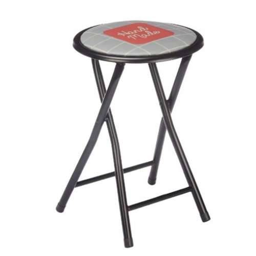 Sklopiva Stolica Hand Made Smeđa Crna Siva PVC Metal 30 x 30 x 45 cm (10 kom.) Cijena
