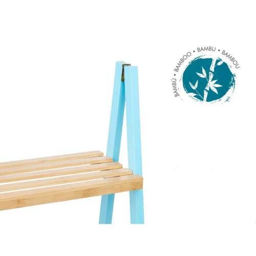 Kupaonska Polica Berilo WR5504-3-433 Plava Prirodno 40,3 x 81,5 x 30 cm Cijena