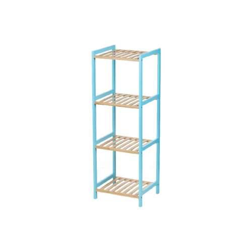 Kupaonska Polica Berilo WR5503-4-462 Plava Prirodno 35 x 30 x 100 cm Cijena
