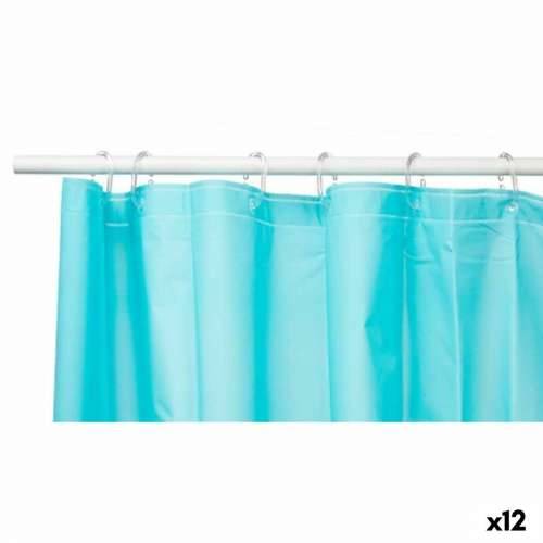Zavjesa za tuš kabinu Berilo SC-MIX-01-BLUE Plava Polietilen EVA 180 x 180 cm (12 kom.) Cijena