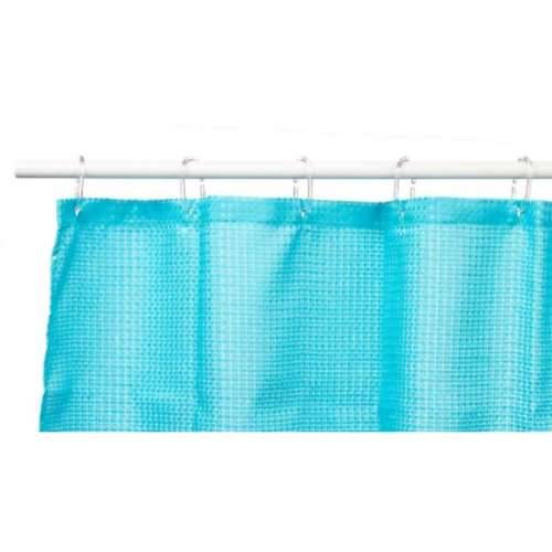 Zavjesa za tuš kabinu Berilo SC-POLY-UD1-BLUE Plava Poliester 180 x 180 cm Bodovi (12 kom.) Cijena