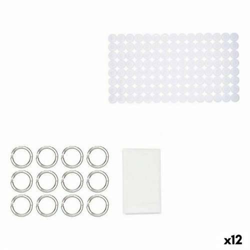 Set za Kupaonicu Berilo CN-B6032A-WHITE Bijela PVC Polietilen EVA (12 kom.) Cijena