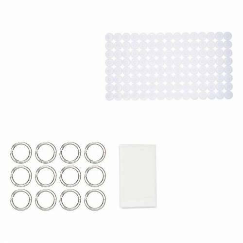 Set za Kupaonicu Berilo CN-B6032A-WHITE Bijela PVC Polietilen EVA (12 kom.) Cijena