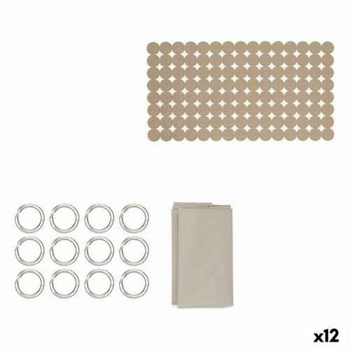 Set za Kupaonicu Berilo CN-B6032A-BEIGE Bež PVC Polietilen EVA (12 kom.) Cijena
