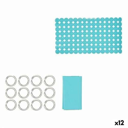 Set za Kupaonicu Berilo CN-B6032A-BLUE Plava PVC Polietilen EVA (12 kom.) Cijena
