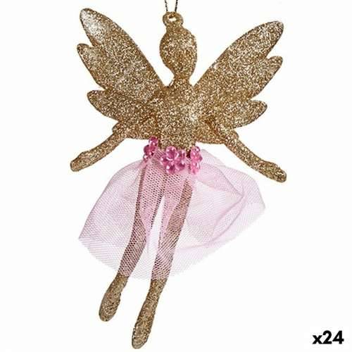 Božićni ukras Vila champagne Plastika Šljokice 8 x 12 x 5 cm (24 kom.) Cijena