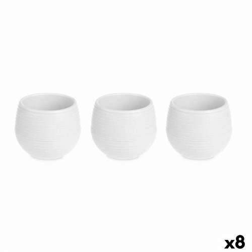 Set Tegli Ibergarden ES0101221S3 Bijela Plastika 6,2 x 6,2 x 6,6 cm (8 kom.) Cijena
