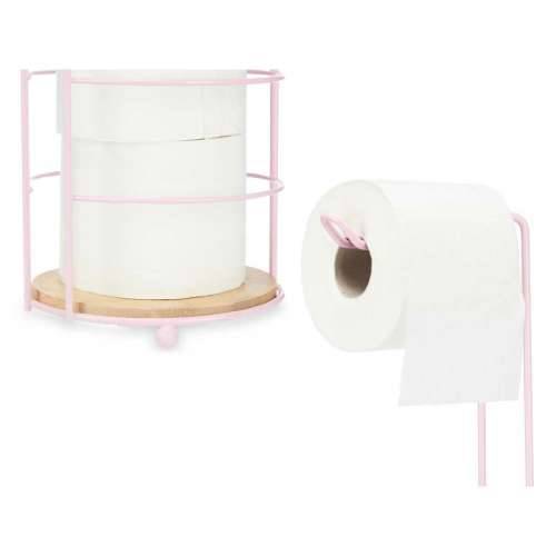 Stalak za WC Papir Berilo W7276PB - 389 Roza 16,5 x 63,5 x 16,5 cm (4 kom.) Cijena