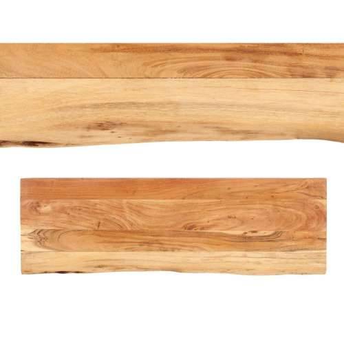 Hodnik Live Edge 120 x 35 x 77 cm Smeđa Crna Drvo akacije Cijena