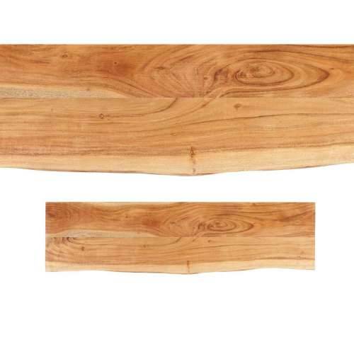 Stolić za TV Live Edge 140 x 37 x 52 cm Smeđa Crna Drvo akacije Cijena