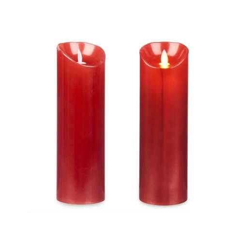 LED Svijeća Acorde L-Y8025-YBH-R Crvena 8 x 8 x 25 cm (12 kom.) Cijena