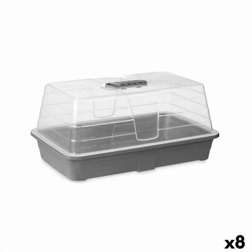 staklenik Ibergarden FYT2058102 Siva Providan Plastika 38,4 x 17,5 x 24,7 cm (8 kom.) Cijena