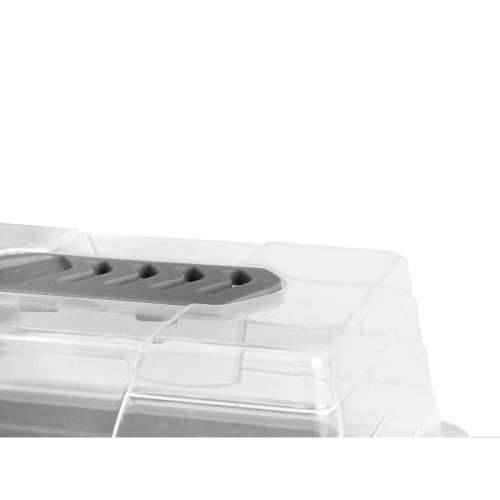 staklenik Ibergarden FYT2058102 Siva Providan Plastika 38,4 x 17,5 x 24,7 cm (8 kom.) Cijena