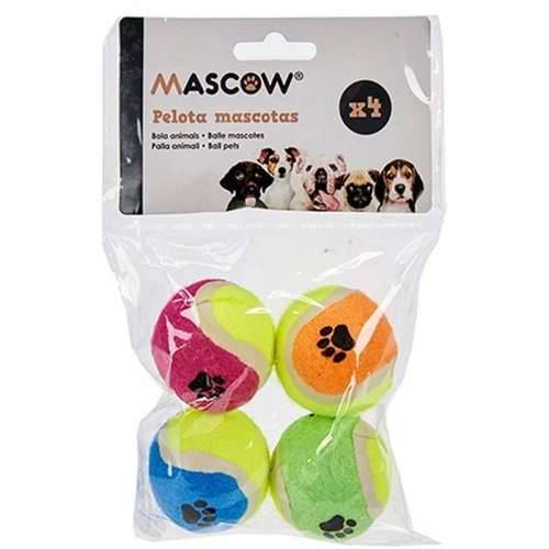 Pseća igračka Mascow MC1010A(PHB) Pisana Polietilen polipropilen ABS Lopta Ø 4,5 cm (12 kom.) Cijena