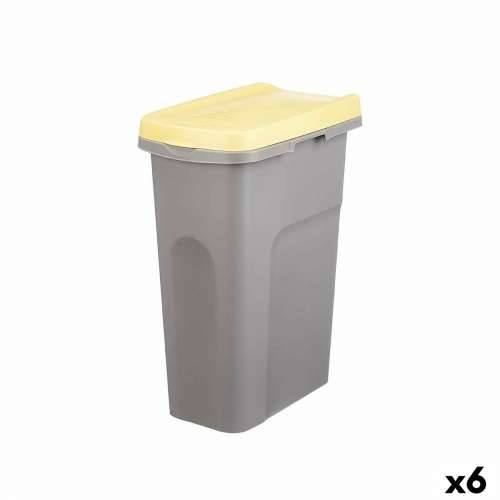 Koš za Papir Stefanplast Rumena Siva Plastika 25 L (6 kom.) Cijena