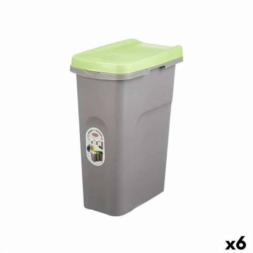 Koš za Papir Stefanplast Zelena Siva Plastika 25 L (6 kom.) Cijena