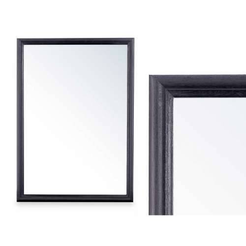 Zidno ogledalo LM35-4-11 Crna 50 x 70 x 50 cm Drvo Pravokutno Cijena