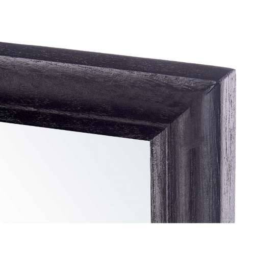 Zidno ogledalo LM35-4-11 Crna 50 x 70 x 50 cm Drvo Pravokutno Cijena