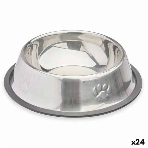 Hranilica za pse Mascow 311 Siva Srebrna Guma Metal 35 x 0,03 x 25 cm (24 kom.) Cijena