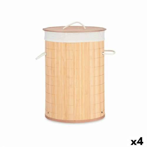 Košara za prljavo rublje Prirodno Metal Bambus Drvo MDF 48 L 37 x 50 x 37 cm (4 kom.) Cijena