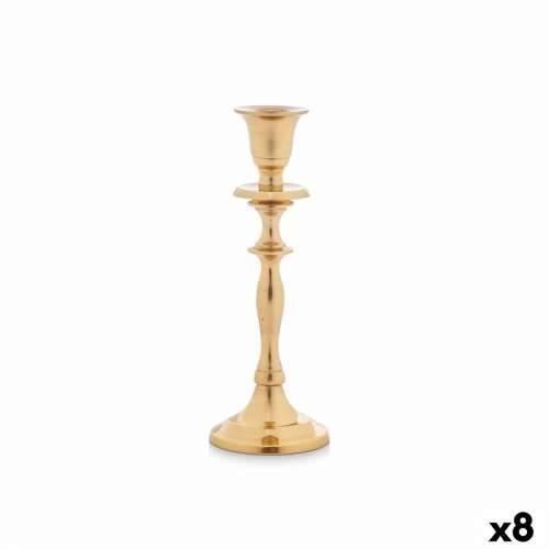 Svijećnjak zlatan Aluminij 4,5 x 20 x 7,5 cm (8 kom.) Cijena