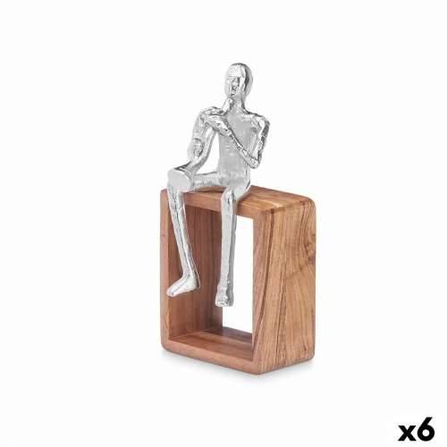 Ukrasna figura Saksofon Srebrna Drvo Metal 13 x 27 x 13 cm Cijena