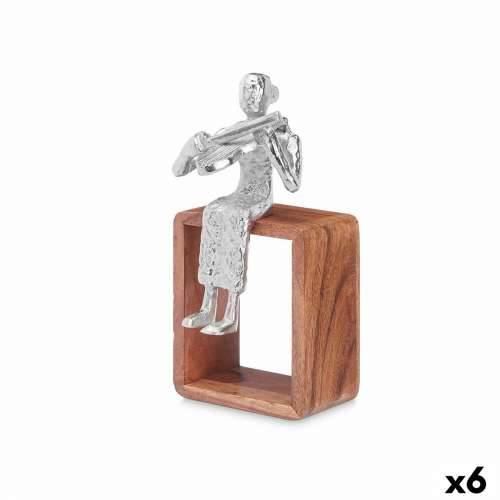 Ukrasna figura Violina Srebrna Drvo Metal 13 x 27 x 13 cm Cijena