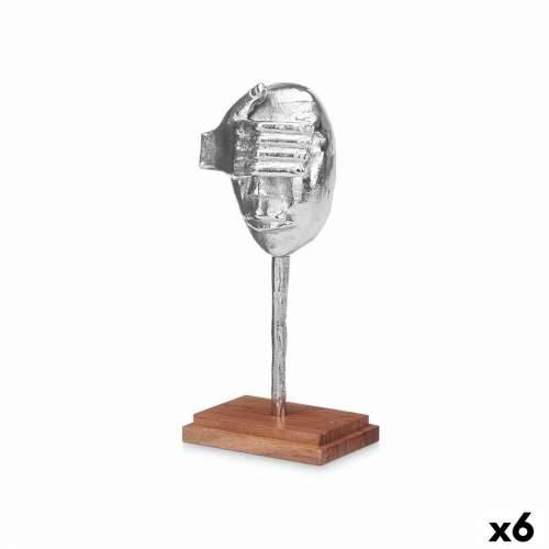 Ukrasna figura Lice Srebrna Drvo Metal 16 x 34 x 10 cm Cijena