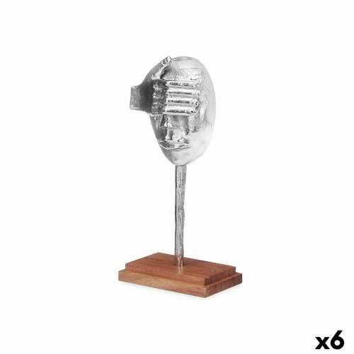 Ukrasna figura Lice Srebrna Drvo Metal 17 x 33,5 x 10 cm Cijena