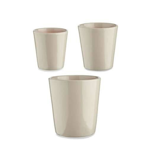 Set Tegli Ibergarden CONICO-7044 Siva Glinu Cónica Ø 14 cm Ø 22 cm Ø 17 cm 3 Dijelovi Cijena