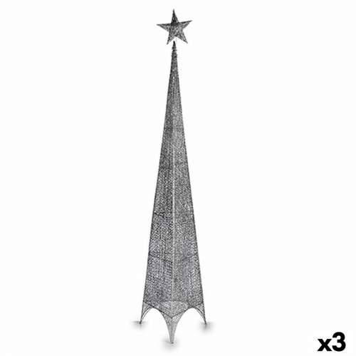 Pom de Crăciun Krist+ 00160 Srebrna Metal Plastika Zvijezda toranj 42 x 218 x 42 cm (3 kom.) Cijena