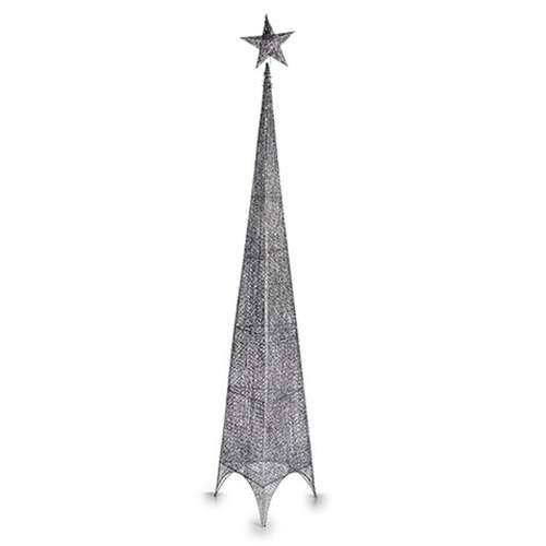 Pom de Crăciun Krist+ 00160 Srebrna Metal Plastika Zvijezda toranj 42 x 218 x 42 cm (3 kom.) Cijena