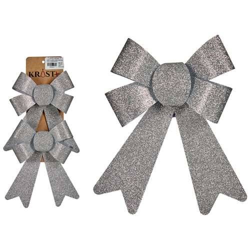 Set Božićnih Ukrasa Krist+ 65547 Srebrna PVC 15 x 2 x 18 cm Laso (24 kom.) Cijena