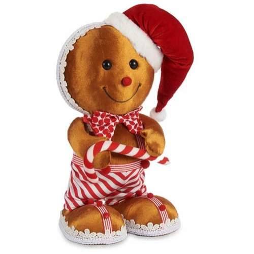 Ukrasna figura Keks Smeđa Crvena polistiren 19 x 33 x 15 cm (4 kom.) Cijena