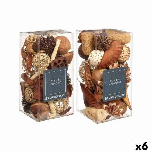Decorative Potpourri Bijela Smeđa Crvena 14 x 30,5 x 14 cm (6 kom.) Cijena