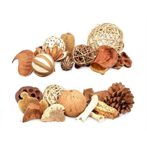 Decorative Potpourri Bijela Smeđa Crvena 14 x 30,5 x 14 cm (6 kom.) Cijena