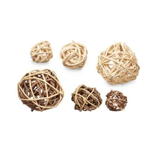 Set of Decorative Balls Smeđa Bijela (12 kom.) Cijena