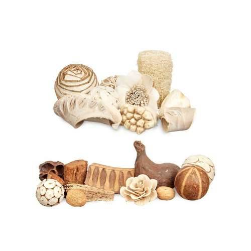 Decorative Potpourri Bijela Smeđa 16 x 21 x 7 cm (12 kom.) Cijena