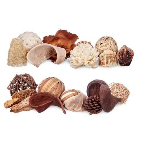 Decorative Potpourri Bijela Smeđa 19 x 40 x 14 cm (8 kom.) Cijena