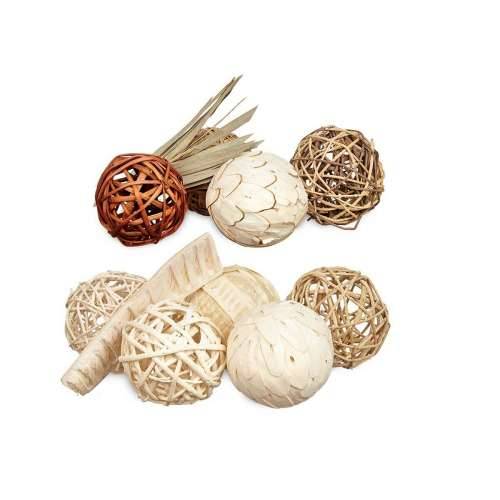 Set of Decorative Balls Bijela Smeđa (12 kom.) Cijena