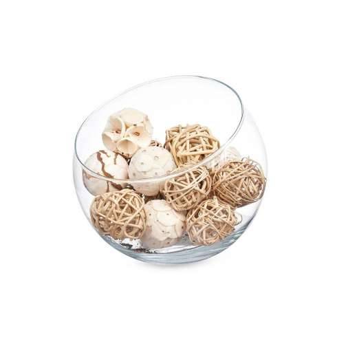 Set of Decorative Balls Bijela Smeđa (12 kom.) Cijena
