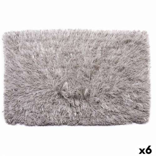 Tepih Siva Pamuk Poliester 50 x 2 x 80 cm (6 kom.) Cijena