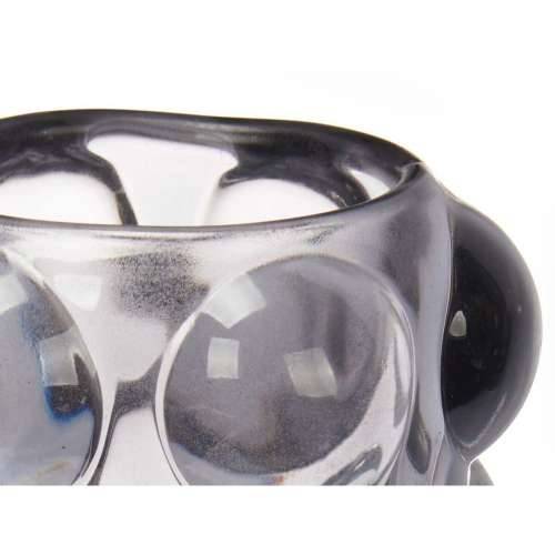Svijećnjak mikrokuglice Siva Kristal 8,4 x 12,5 x 8,4 cm (12 kom.) Cijena