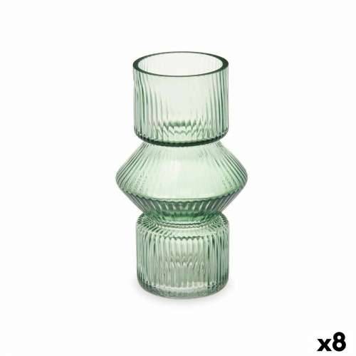 Vrč Crte Zelena Kristal 9,5 x 16,5 x 9,5 cm (8 kom.) Cijena
