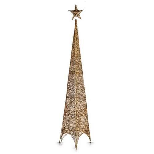 Pom de Crăciun Krist+ 148 zlatan Metal Plastika Zvijezda toranj 34 x 154 x 34 cm (6 kom.) Cijena