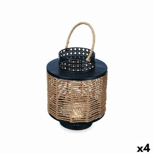 Laternas stends Crna Metal 17 x 23 x 17 cm (4 kom.) Ratan Cijena