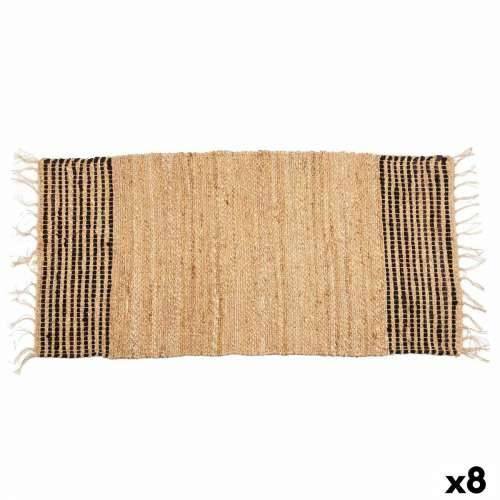 Tepih Crna Prirodno Crte 70 x 1 x 140 cm (8 kom.) Cijena