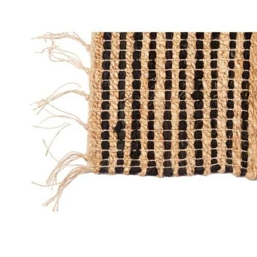 Tepih Crna Prirodno Crte 70 x 1 x 140 cm (8 kom.) Cijena