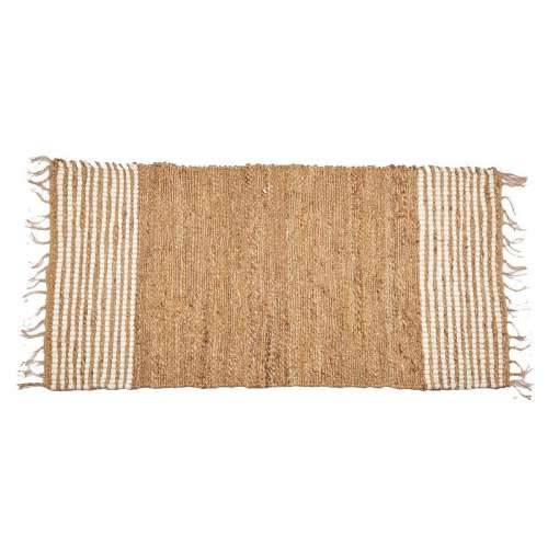Tepih Crna Prirodno Crte 70 x 1 x 140 cm (8 kom.) Cijena